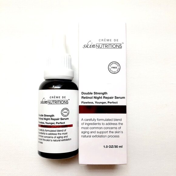 Lot of 2 Skin Nutritions Double Strength Retinol Night Repair Serum 1.0 oz./30m - Picture 3 of 10